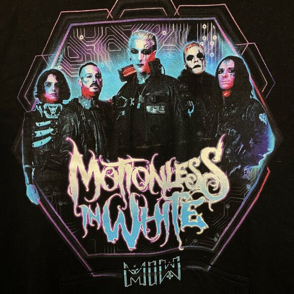 Motionless in white trinity of terror tour 2022 hoodie size Small - Picture 2 of 4